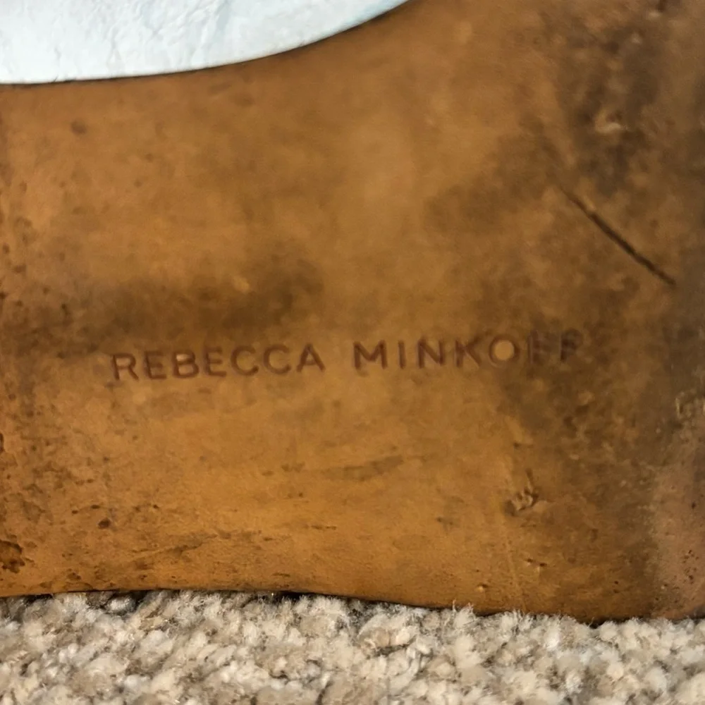 Rebecca Minkoff Distressed White Sabeen Boot - size 6.5 - Picture 7 of 10